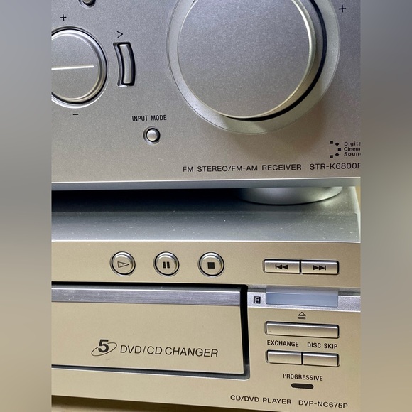Sony CD DVD Player DVP NC675P STR K6800P Digital Amplifier X6 Set Remote Bundle - Picture 5 of 16